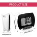 Portable LCD Pedometer for Jogging & Hiking - Step Counter with Calories Burned - Buy Online on GoSupps.com