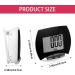 Portable LCD Pedometer for Running and Walking | Step Counter with Calories Burned | Jogging, Hiking, and Running Tracker - Buy Online on GoSupps.com