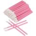 200 Pcs Disposable Lip Brushes Make Up Brush Lipstick Lip Gloss Wans Applicator Tool Makeup Beauty Tool Kits (Pink) (pink)