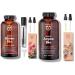 Bionoble castor oil organic 50ml & argan oil organic 50ml - 100% pure natural and cold -pressed - face body hair beard nails - vegan and cruples free - argan oil - glass bottle + pump 50ml ( + mascara) bundle with argan oil bio 50ml