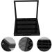 DRESSOOS 1pc 12 Empty Eyeshadow Dish Empty Eyeshadow Case Empty Pallet for Eyeshadow Travel Eyeshadow Black - Buy Online on GoSupps.com