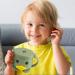 Qshare Silicone Baby Snack Cup - Non Spill Toddler Snack Catcher with Lid for Finger Food - Sage Green, BPA Free & Portable - Buy Online on GoSupps.com