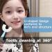 Kids U-Shaped Toothbrush - Food Grade Silicone Brush Head - 360 Oral Cleaning - (6-12 Ages, Pink) - Buy Online on GoSupps.com