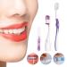 Braces Cleaning Kit - Portable Orthodontic Toothbrush & Oral Care Travel Kit - Purple - Buy Online on GoSupps.com
