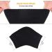 Moisturizing Gel Heel Socks - 2 Pairs Black & Pink - Relieve Heel Pain, Soft & Comfortable for Day and Night Care - Suitable for Men and Women - Buy Online on GoSupps.com