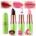 BINGBRUSH 3 Pcs Red Cherries Flower Peach Color Changing Lipstick Queen  PH Mood Long Lasting Labiales Moisturizer Lip Gloss Lip Balm Tinted Magic Lip Stain Glossly Makeup Lipstick Set for Women 3 Count (Pack of 1) 3 Pcs...