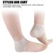 5 Pair Heel Protectors for Shoes Moisturizing Heel Socks Heel Pads Cushion Protectors Moisturizing Heel Protective Cover Wrap for Women to Heal and Treat Dry Cracked Heels(White) - Buy Online on GoSupps.com