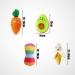 NyxSeat Fruit Plush Toys - 4 Pack Cute & Bite-Proof Dog Toys for Small & Medium Dogs Noisy & Fear-Relieving - Buy Online on GoSupps.com