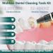 Wohlsen Tooth Cleaning Set - 5 Intensities IPX7 Waterproof Low Noise USB & LED Display - Ideal for Home & Travel - Buy Online on GoSupps.com