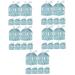 HOMSFOU 250 pcs manual wedding candy cases bride packing box carton candy box Christmas soap box candy gift cloth biscuit box wedding macaron box chocolate candy gift gift candy hollow