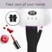 Ybvzrp Black Fingerless Gloves for Women | UV Protection Manicure Gloves | 2 Pairs Anti-UV Nail Gloves - Buy Online on GoSupps.com