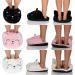 Cozy Pink Mouse Footmuff Slippers - Cute Cat & Mouse Warm Slippers for All Seasons - Buy Online on GoSupps.com
