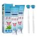 Mimimachi Tongue Cleaning Gel Set Tongue Cleaning Gel With Cleaner Brush Fresh Mint Tongue Cleaner Gel Tongue Cleaner Kit for Oral Care Removes Bad Breath 1PCs
