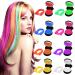 Joycabin 8 Colors Hair Chalks for Girls Washable Non-Toxic Temporary Hair Color Dye for Girls Kids Gift DIY Cosplay Carnival Christmas Valentine's Day Birthday Parties