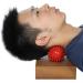 Verdant Touch Spiky Massage Therapy Ball - Fitness & Mobility Tool for Pain Relief Stress Relief | Red Peanut Ball - Buy Online on GoSupps.com