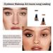 Materialm Magical Waterproof Brow Pen - 4 Tipped Microblading Eyebrow Pencil in Dark Brown - Buy Online on GoSupps.com