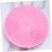 DOITOOL Make up Kit Cleaning Sponge Makeup Cleaning Mat Makeup Washing Tool Silicone Makeup Applicator for Cleaning Exfoliating Body Scrub Scrubber Pink Makeup Brush Makeup Tools 10*10cm Pink - Buy Online on GoSupps.com