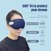 Heated Massage Eye Mask | USB Rechargeable 45 Thermostat Eye Massager | Reduce Eye Fatigue & Dark Circles | Improve Sleep & Relax | Portable Eye Care Device - Buy Online on GoSupps.com