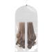 Hair Extension Bag - Home Wig Hair Extension Storage Bag with Hanger Lightweight Bag Breathable Real Hair Wig Container for Living Room Hairdressing Salon White - Buy Online on GoSupps.com