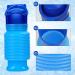 CUNQN Emergency Toilet Shrinkable Urinal 750ml - Portable Pee Bottle for Outdoor Activities and Travel - Buy Online on GoSupps.com