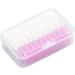 Interdental Toothbrush 200 Pack - Disposable Soft Silicone Dental Floss Picks for Oral Care - Purple - Buy Online on GoSupps.com