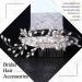 Evild Rhinestone Wedding Hair Comb - Bridal Headpiece with Pearls, Crystals, and Flowers for Brides and Bridesmaids - Buy Online on GoSupps.com