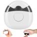 Automatic Nail Clipper with LED Light 2 Speeds Electric Nail Clippers Portable Nail File Nail Scraps Storage One-Key Operation Electric Cordless Nail Trimmer Cutter for Adults Kids(White)