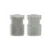 Innobaby Double Sided Silicone Massage Mitt Bath Scrubber Shower Brush & Scalp Massager/Gray One Gray