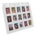 School Years Picture Days Collage Frame K-12 Graduation Photo Frame Horizontal or Verticle Displays Fifteen 1.6x2 Pictures ( White )