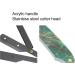 Foldable Manual Razor - Professional Straight Edge Razor with Acrylic Handle Stainless Steel Portable & Safe for Home Salon & Hairdresser - Buy Online on GoSupps.com