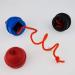 Zelerdo 6 Pack Rubber Pool Billiard Cue Chalk Holders with Cord - Red, Black, Blue (6 Pack) - Buy Online on GoSupps.com