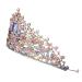 Crown Headband Crown Crowns for Women Wedding Hair Accessories Crown for Women Bridal Crown Bachelorette Crown Wedding Crown for Bride Crown for Bride Wedding Rhinestone Headband 17.00X17.00X9.00CM Golden