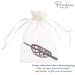 Parcelona French Criss Cross Tortoise Shell Brown Cellulose Acetate Chignon Bun Cover - Made in France Ponytail Holder Hair Pin for Women - Buy Online on GoSupps.com