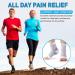 HUEGLO Plantar Fasciitis Compression Socks - 4 Pairs Neuropathy Support for Women Men, Ankle Brace for Pain Relief & Anti-Slip Foot Support - Black XL - Buy Online on GoSupps.com