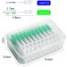 Lacymc 200 Interdental Brushes | Soft Silicone Dual-House Dental Floss for Narrow Teeth | Sustainable Oral Care - Buy Online on GoSupps.com