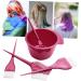 DOITOOL 1 Set Hairdressing Tool Hair Dye Tools Empanada Maker Color Hair Dye Hair Applicator Brush Mixing Tint Bowl Hair Dye Brush Hair Coloring Tool Dedicated Abs Red - Buy Online on GoSupps.com