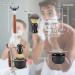 Men's Shaving Set - Manual Razor Stainless Steel Stand Brush & Bowl | Premium 4-Piece Grooming Kit for Men - Buy Online on GoSupps.com