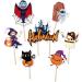 Halloween Cupcake Toppers Zombie Pumpkin Black Cat Witch Castle Cake Halloween Set | Paper Cards Toppers for Party Favors Zorq - Buy Online on GoSupps.com