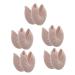 Mobestech 5 Pairs Feet Cushions for Shoes Women Ballet Toe Cushion Foam Toe Cap Protectors for Shoes High Heels Toe Protector Ballet Yoga Toe Shoes Ballet Dance Pouches Pads Dance Socks
