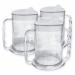 Wide floor two handles drinking cups with a beak lid - 3 pieces |Adult drinking aid cups older people Small output drinking lid double handle dementia arthritis weak grip 3 pieces of beak lids