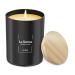 Relaxd Premium Lemongrass & Lavender Scented Natural Soy Wax Candle (La Serena) Hand Poured Long Lasting Aromatherapy Essential Oil Candles