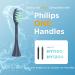 Midnight Navy Blue Replacement Toothbrush Heads compatible with Philips One Sonicare - Buy Online on GoSupps.com