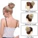 Blonde Messy Bun Scrunchie Hairpiece - Short Updo Hair Donut Extension 25g - Buy Online on GoSupps.com