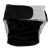 Nappy diapers for adults 4 colors washable reusable washable washable adjustable large nappy old men postoperative care (black)