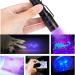 Vagocom LED Blacklight Ultraviolet Flashlight Torch 3 Modes Zoomable Black Light 395nm UV Flash Light Detector for Dog Cat Pet Urine Dry Stains(1 Pack Black Battery Included) 1 Pack Black - Buy Online on GoSupps.com