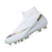 Roniluu Football Boots Men Football Boots Children Boys Girls Professional Football Boots Unisex 37 EU White B