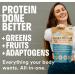 fitppl Plant Protein Superfood Powder with Adaptogens - Ashwagandha, Reishi, Lions Mane, Spirulina, Acai - Plant Based Keto Meal Shake - Organic Ingredients - Vanilla & Goji - 20 Servings - Buy Online on GoSupps.com