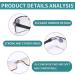 SCJJZ Blue Filter Glasses - Anti-Blue Light Rimless Reading Glasses (2 Pack) | Comfortable & Stylish Eye Protection for Screen Use - Buy Online on GoSupps.com