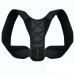 Adjustable Back Brace Support Invisible Shoulder Posture Corrector Spine Neck Health Correction Belt Home Office Unisex Black S
