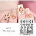 Alexnailart Stainless Steel Nail Stamping Template - Manicure Nail Art DIY Decoration FA064 - Buy Online on GoSupps.com